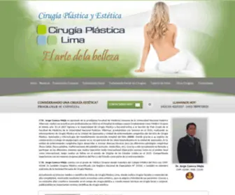 Cirugiaplasticalima.com(Cirugia plastica lima) Screenshot