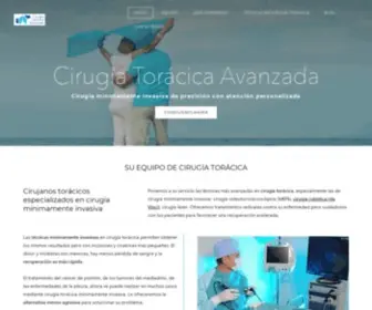 Cirugiatoracica.es(Cirugia Toracica Avanzada) Screenshot