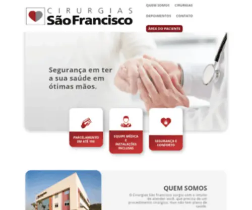 Cirurgiassaofrancisco.com.br(Cirurgias São Francisco) Screenshot