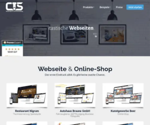 Cis-Internetservice.de(Webdesign) Screenshot