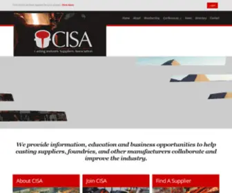 Cisa.org(Casting Industry Suppliers Association) Screenshot