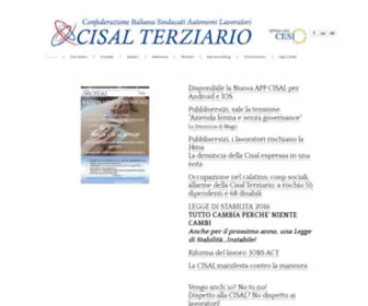 Cisalterziariocatania.com(Sindacato Catania) Screenshot