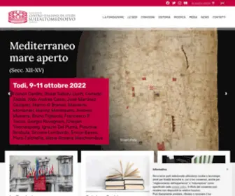 Cisam.org(Fondazione Centro italiano di studi sull'alto medioevo) Screenshot