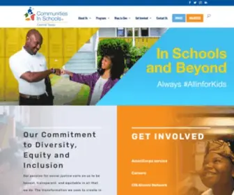 Ciscentraltexas.org(Communities In Schools Of Central Texas) Screenshot