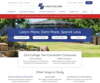 Cisco.edu(Cisco College) Screenshot