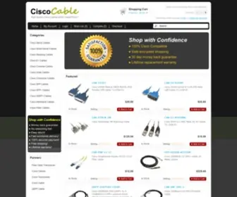 Ciscocableshop.com(Cisco Cable) Screenshot