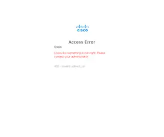 Ciscolearningsystem.com(Cisco.com Login Page) Screenshot