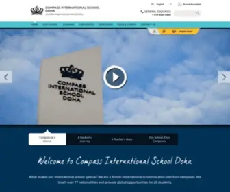 Cisdoha.com(British International School Doha) Screenshot