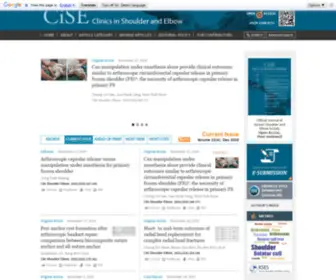 Cisejournal.org(Clinics in Shoulder and Elbow) Screenshot