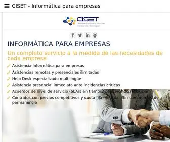 Ciset.es(Informática para empresas) Screenshot