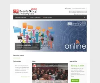 Ciseventsgroup.com(CIS Events Group Global) Screenshot