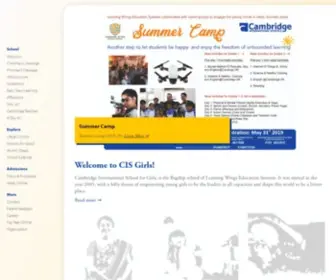 Cisfgjal.school(Cambridge International School for Girls) Screenshot