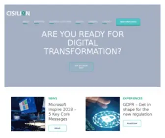 Cisilion.com(Cisilion inspire intelligent change by delivering next generation IT infrastructure) Screenshot