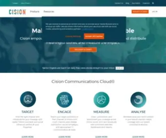 Cision.co.uk(Global Cloud) Screenshot