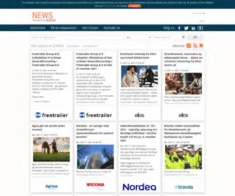 Cisionwire.dk(Pressemeddelelse, Søg eller abonnere på pressemeddelelser & Newsroom) Screenshot