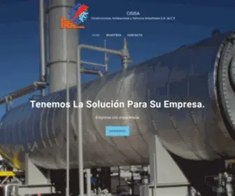 Cisisa.com(Construcciones, Instalaciones y Servicios Industriales S.A) Screenshot