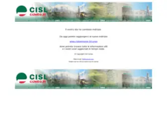 Cislcuneo.it(Cisl Cuneo) Screenshot