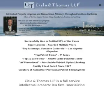 Cisloandthomas.com(Specializing in Patent) Screenshot