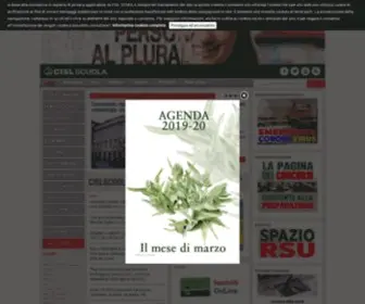 Cislscuola.it(Cisl Scuola sindacato di categoria che aderisce alla Confederazione Italiana Sindacati Lavoratori (Cisl)) Screenshot