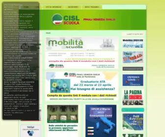 CislscuolafVg.com(CISL Scuola Friuli Venezia Giulia) Screenshot