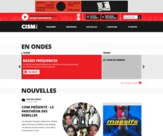 Cism893.ca(Le mandat de CISM est très clair) Screenshot