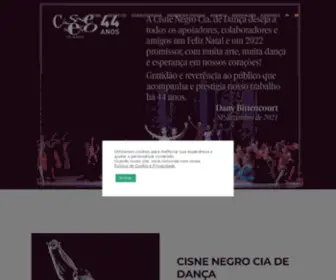 Cisnenegro.com.br(Cisne Negro Cia de Dança) Screenshot