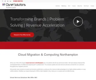 Cisnet-Solutions.co.uk(Cloud Services Northampton) Screenshot