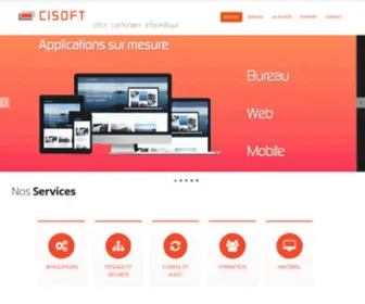 Cisoft.ch(Votre partenaire informatique) Screenshot