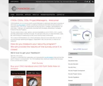 Cisohandbook.com(CISO) Screenshot