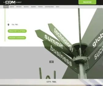Cisosummit.us(The CDM Media) Screenshot