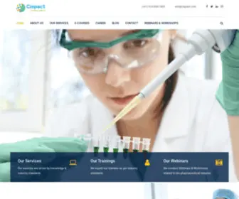 Cispact.com(Creating Impact) Screenshot