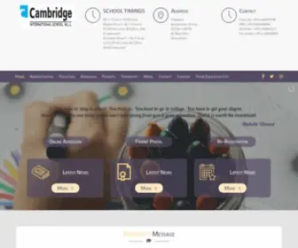 Cisqatar.net(The Cambridge International School's Curriculum) Screenshot