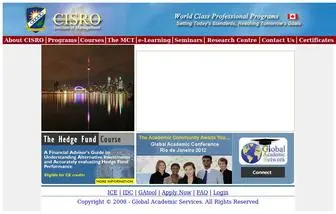 Cisro.ca(CISRO Institute of Management) Screenshot