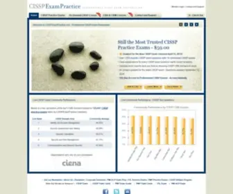 Cisspexampractice.com(CISSP Exam Training) Screenshot