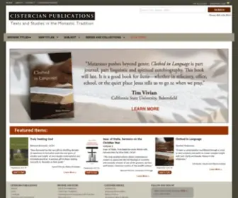 Cistercianpublications.org(Index) Screenshot