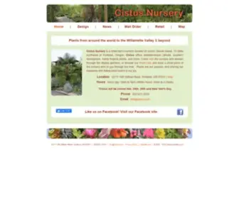 Cistus.com(Cistus Nursery) Screenshot