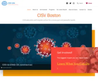 CisvBoston.org(Boston) Screenshot