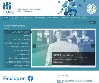 Cisvic.org.au(Community Information & Support Victoria) Screenshot