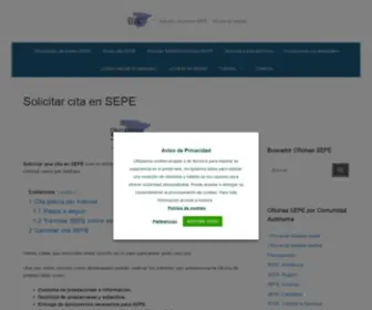 Cita-Sepe.es(Solicitar cita en SEPE Oficina de empleo) Screenshot