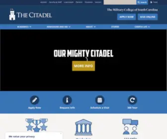 Citadel.edu(The Citadel) Screenshot