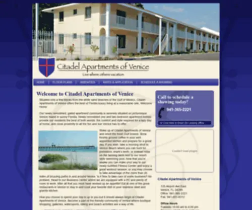 CitadelapartmentsofVenice.com(Citadel Apartments of Venice) Screenshot