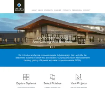 Citadelap.com(Citadel Architectural Products) Screenshot