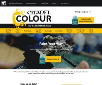 Citadelcolour.com(Citadel Colour) Screenshot