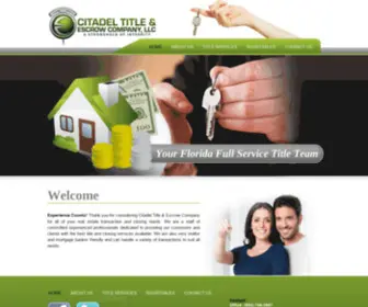 Citadeltitle.com(Citadel Title & Escrow Company) Screenshot