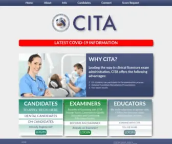Citaexam.com(Council of Interstate Testing Agencies) Screenshot