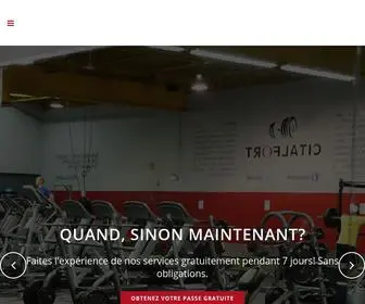 Citalfort.ca(Gym avec entraînement privé et semi privé à Saint) Screenshot