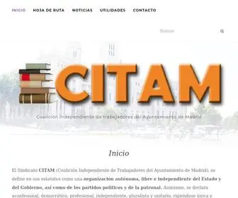 Citam.es(Coalición Independiente de trabajadores del Ayuntamiento de Madrid) Screenshot