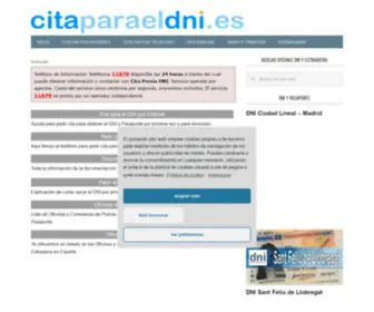 Citaparaeldni.es(Cita para el DNI y Pasaporte) Screenshot