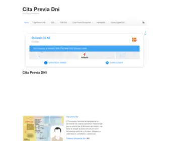 Citapreviadnipasaporte.com(Cita previa DNI) Screenshot