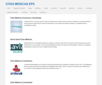 Citasmedicas.net.co(CITAS MEDICAS EPS) Screenshot